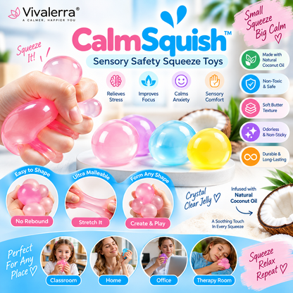 Vivalerra® CalmSquish™ Stress Relief Ball